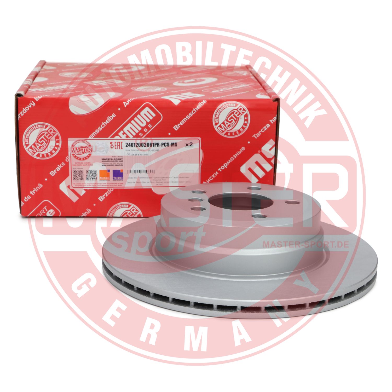 Disc frana MASTERSPORT GERMANY 24012002061PR-PCS-MS